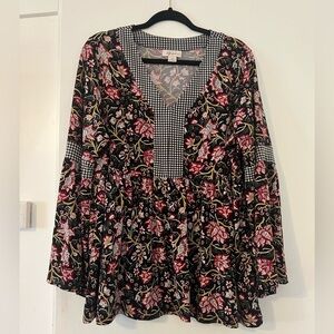 Style and Co blouse size 1X (J117)